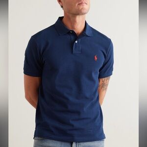 Polo Ralph Lauren Navy Blue Polo Large
